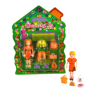 Set de muñeca pequeño en tarjeta (6 uds.)