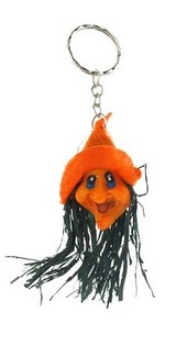 LLAVERO CABEZA DE BRUJA (24 uds.)