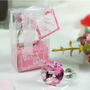 Anillo de Bodas Detalle de Boda en Caja de Regalo (6 uds.)