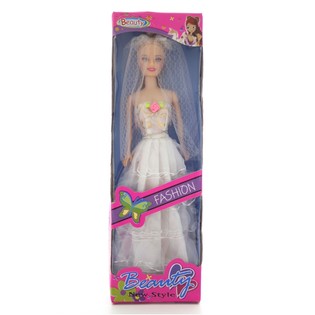 MUÑECA CON VESTIDO DE NOVIA (6 uds.)