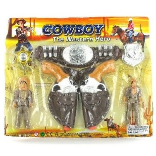 GRAN SET DE COWBOY EN CARTÓN (3 uds.)