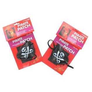 Parche de pirata para ojo en tarjeta (24 uds.)