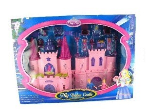 Set de Juego de Castillo de Ensueño con Príncipe y Princesa