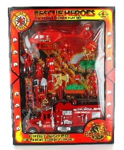 Gran Set de Juguetes de Bomberos - Modelo 2