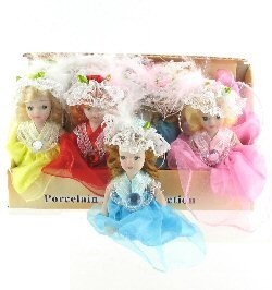 PEQUEÑAS MUÑECAS DE PORCELANA - MODELO 3 (12 uds.)