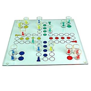 Juego de Parchís de Cristal | Ludo de Vidrio al por Mayor