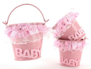 CUBO DE DECORACIÓN - ROSA BEBÉ (12 uds.)