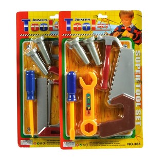 Herramientas de Juguete para Niños en Tarjeta (6 uds.)