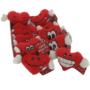 Corazones de Peluche Cariñosos (12 uds.)