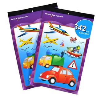 LIBRETAS DE PEGATINAS MODELO: VEHÍCULOS (12 uds.)