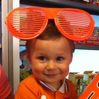 MEGA GAFAS DE REJILLA NARANJAS (8 uds.)