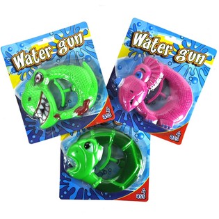 Pistola de agua Dinosaurio en cartón (24 uds.)