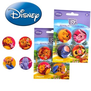 Set de 4 Chapas de Disney Winnie the Pooh (24 uds.)