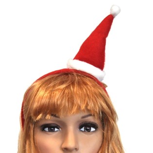 DIADEMA GORRO DE NAVIDAD PARA NI&Ntilde;OS (12 uds.)