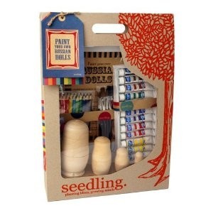 Kit Creativo Seedling - Pinta tus Propias Muñecas Rusas (Matrioskas)