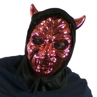 MÁSCARA DE DIABLO BRILLANTE (6 uds.)