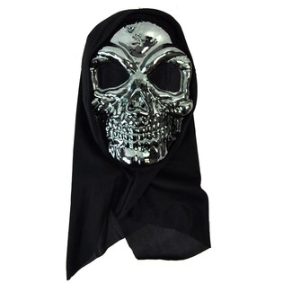 Máscara de Calavera Brillante (6 uds.)