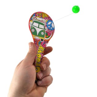 RAQUETA CON PELOTA Y CORDEL (12 uds.)