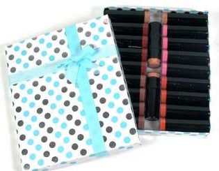 LÁPIZ DE LABIOS 5 VARIEDADES CON ENVASE AZUL (20 uds)