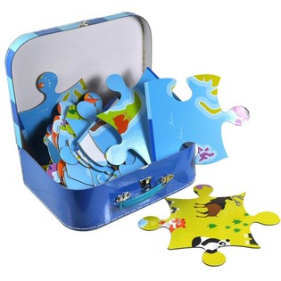 Gran Puzzle Mapa del Mundo en Maletín