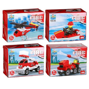 Bloques de Construcci&oacute;n - Serie de Bomberos (24 uds.)