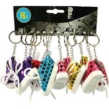 LLAVEROS DE ZAPATOS BLING BLING GRANDES (12 uds.)