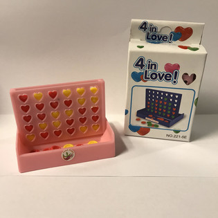 Juego de 4 en Raya en Forma de Coraz&oacute;n (12 uds.)