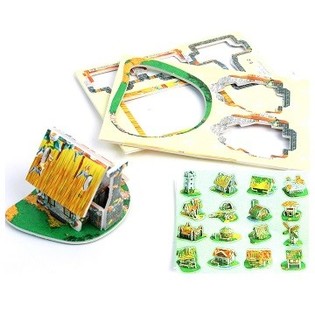 PEQUE&Ntilde;O PUZZLE 3D - CASA (48 uds.)
