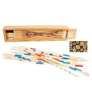 JUEGO DE MIKADO EN CAJA DE MADERA (24 uds.)