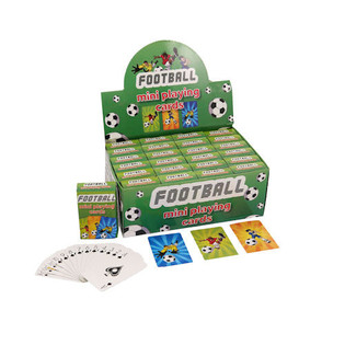 MINI CARTAS DE JUEGO – MODELO: FÚTBOL EN EXPOSITOR (24 uds.)
