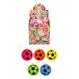 YO-YO DE FÚTBOL EN EXPOSITOR (72 uds)