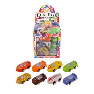 COCHES DEPORTIVOS PEQUEÑOS PARA TÓMBOLA EN EXPOSITOR (72 uds.)