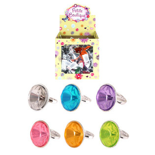 Anillos de Diamantes Grandes para Ni&ntilde;os en Expositor (80 uds.)