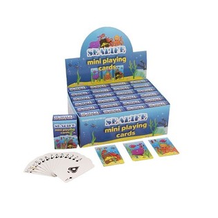 Mini Cartas de Juego – Modelo Sea Life en Expositor (24 uds.)