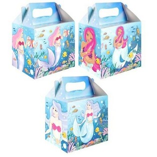 Caja de Menú – Sirenas – 14 x 9,5 x 18 cm (6 uds.)