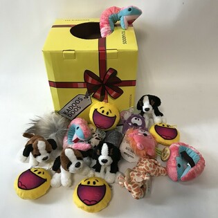 50 Peluches Surtidos en Caja de Regalo "T&oacute;mbola"