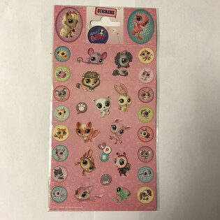 Pegatinas Little PetShop, 20 x 10 cm (10 uds.)