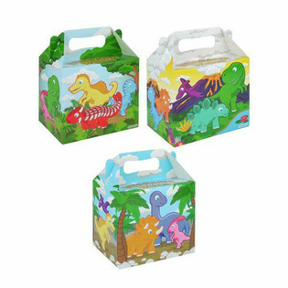 CAJA DE MEN&Uacute; &ndash; DINOSAURIO &ndash; 14 x 9,5 x 18 cm (24 ud.)