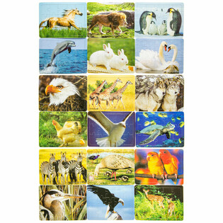 MIX Mini Puzzles de Animales (72 uds.)