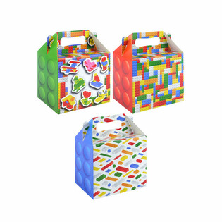 CAJA DE MENÚ – BLOQUES DE CONSTRUCCIÓN – 14 x 9.5 x 18 Cm (24 uds.)