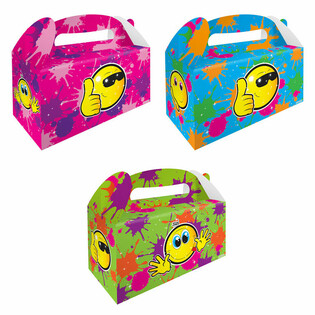 CAJA MENÚ – SMILEY – 22.5 x 9.5 x 18 Cm (12 uds.)