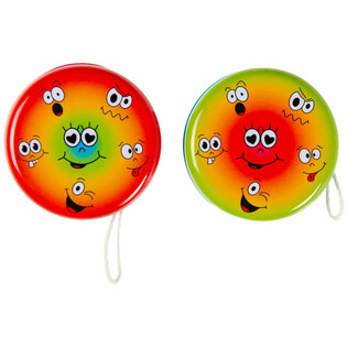 Yoyó Smiley de Metal (24 uds.)