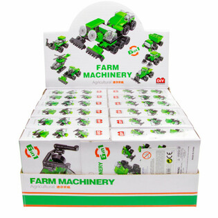 BLOQUES DE CONSTRUCCIÓN BRICKS - VEHÍCULOS AGRÍCOLAS (12 uds.)