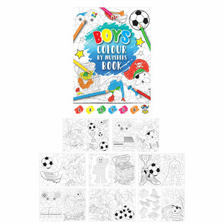 Libreta de Colorear por Números - Niños (48 unidades)