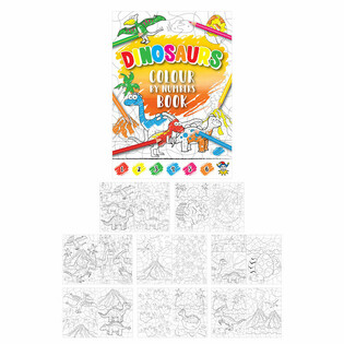 Libro de Colorear por Números - Dinosaurios (48 unidades)