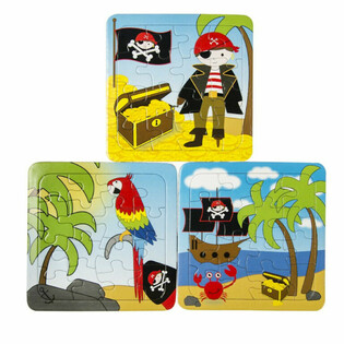Mix de Puzzles Piratas - 14 x 14 cm (50 Unidades)