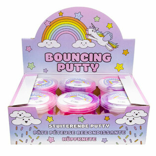 Plastilina Rebotona de Unicornio - Expositor (12 unidades)