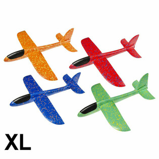 Aviones planeadores XL de espuma (10 piezas)