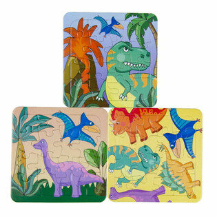 Mix Puzzles Dinosaurios - 14x14 cm (50 uds.)