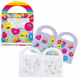 Pequeños libros de colorear Smiley con pegatinas (48 uds.)